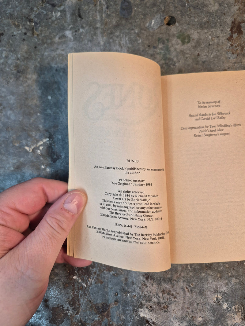 Runes - Richard Monaco