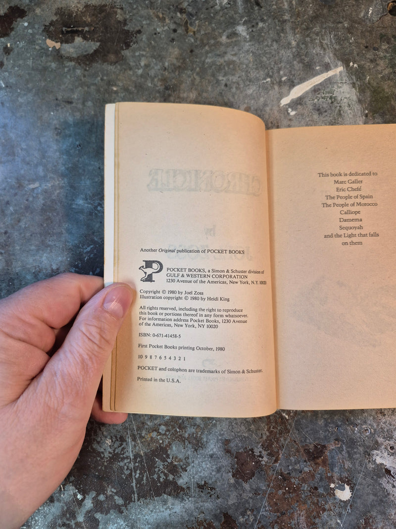 Chronicle - Joel Zoss