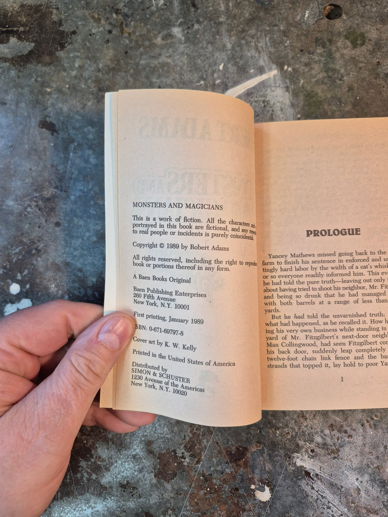 Monsters And Magicians - Robert Adams