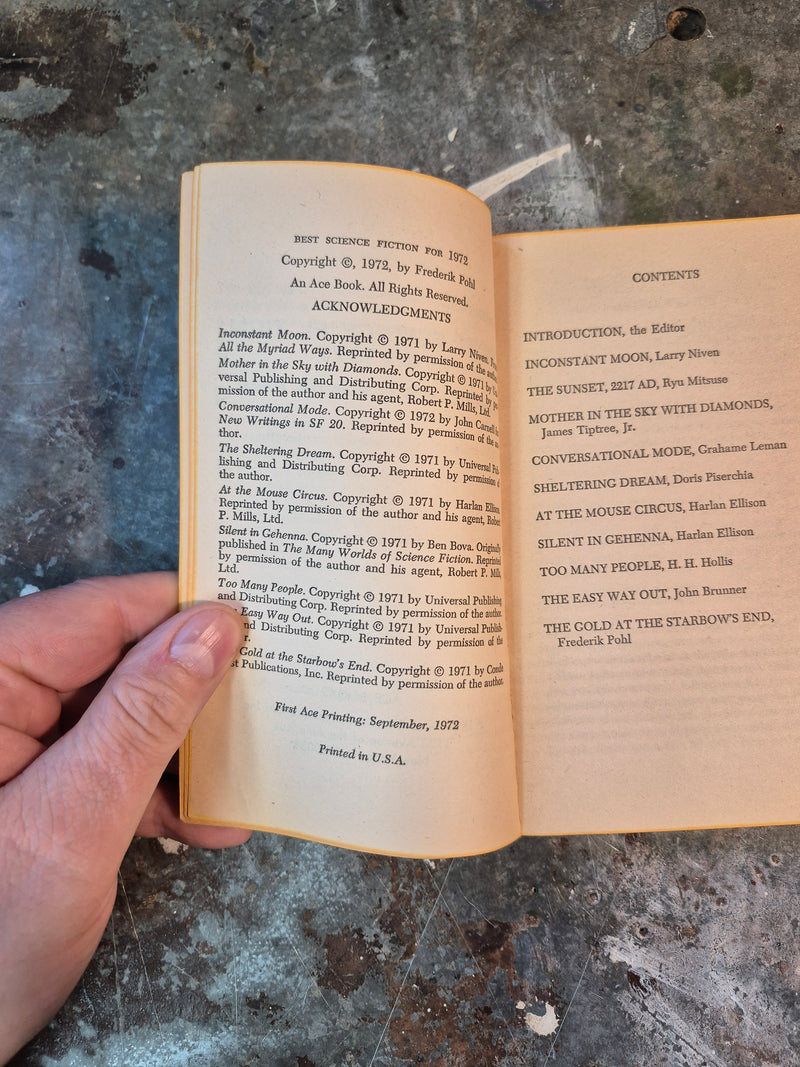 Best Science Fiction For 1972 - Frederik Pohl (editor)