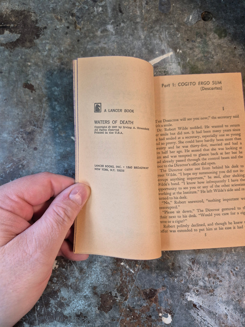 Waters Of Death - Irving A. Greenfield