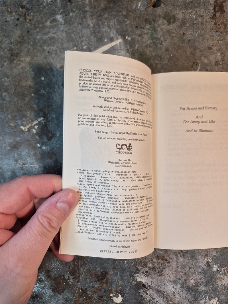 Choose Your Own Adventure 3: Space And Beyond - R. A. Montgomery