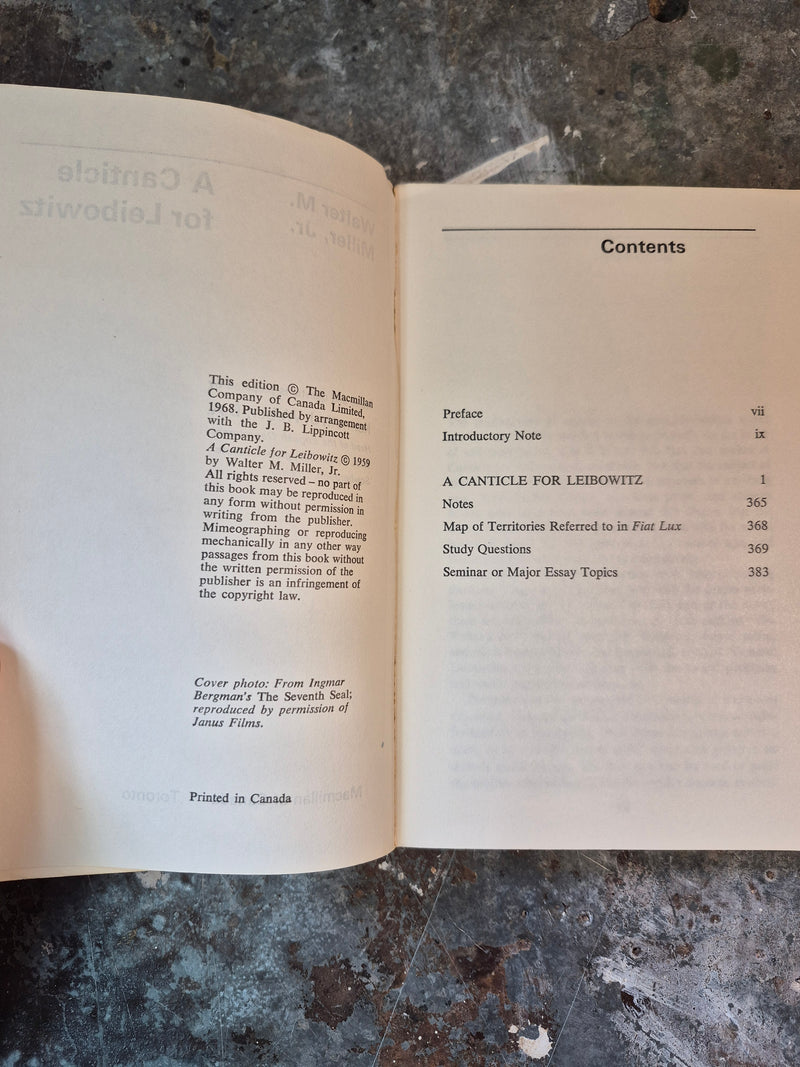 A Canticle For Leibowitz (group study version) - Walter M. Miller Jr.