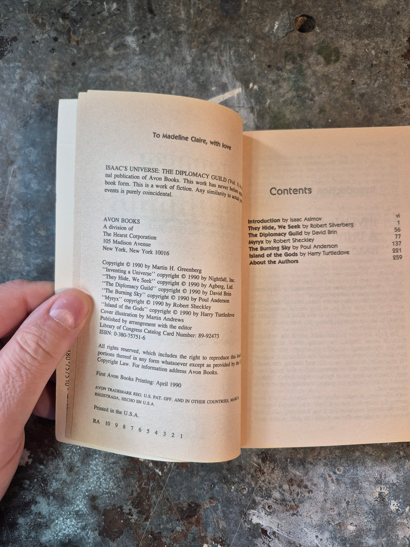Isaac Asimov's Universe Volume One: The Diplomacy Guild - Martin H. Greenberg (editor)