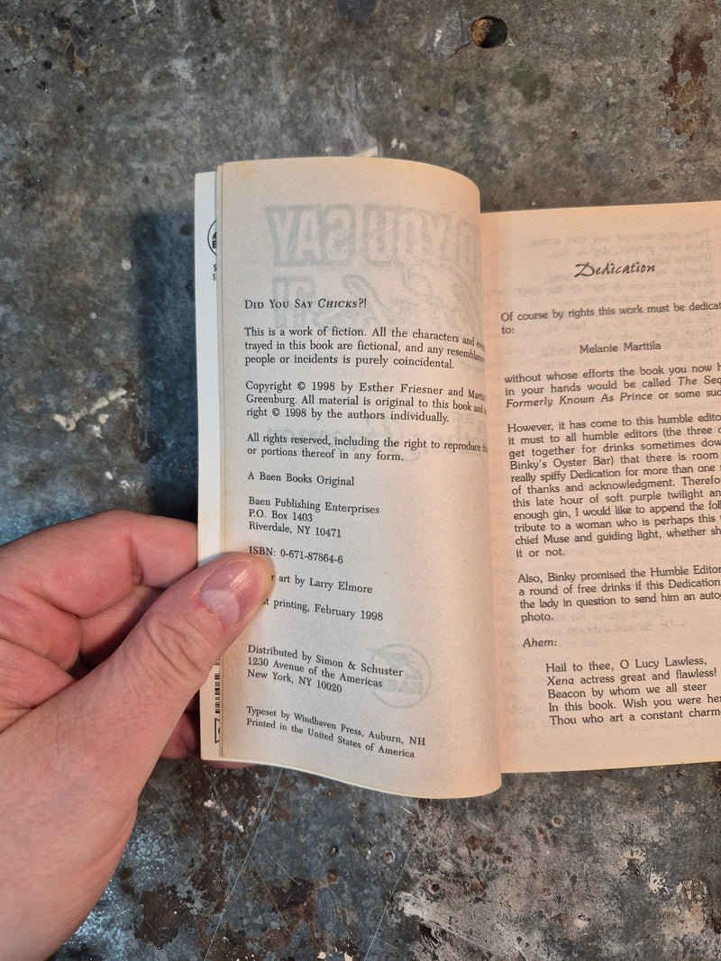 DId You Say Chicks? - Esther Friesner (editor)