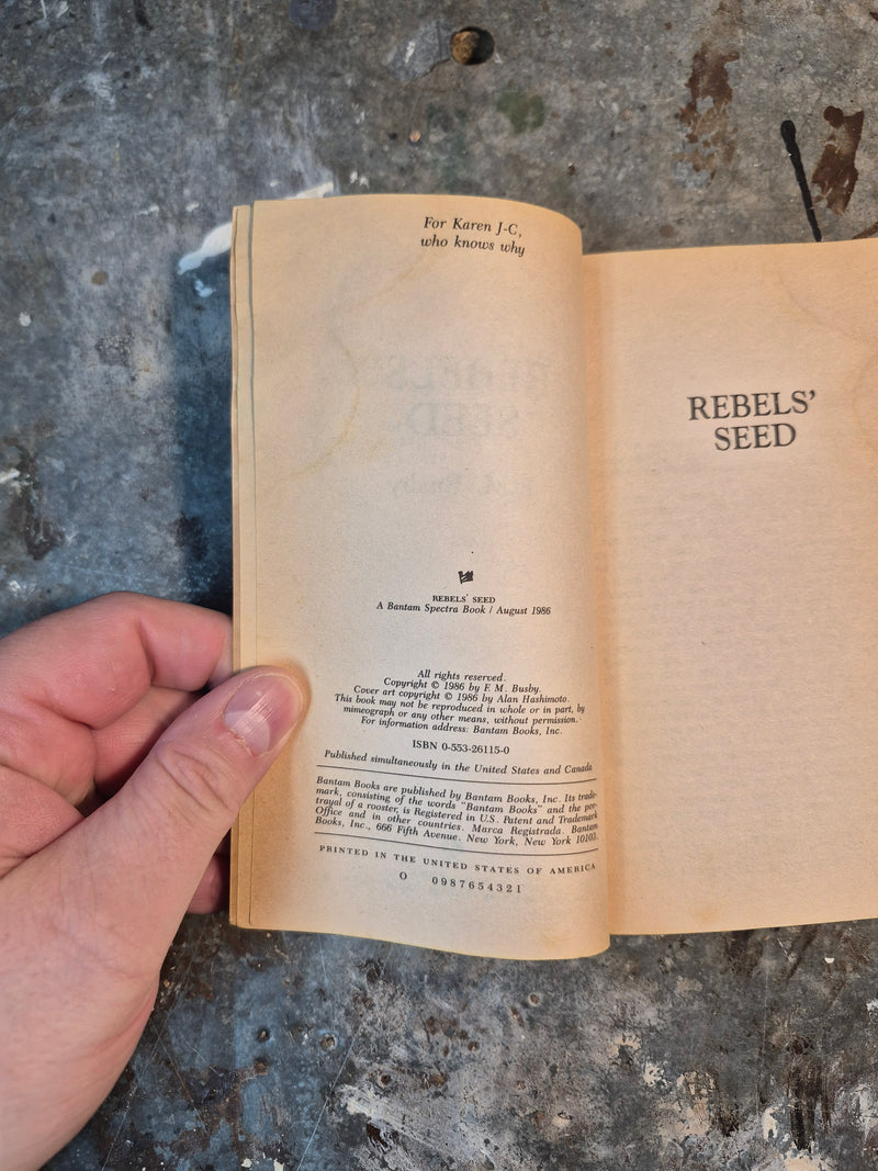 Rebels' Seed - F. M. Busby