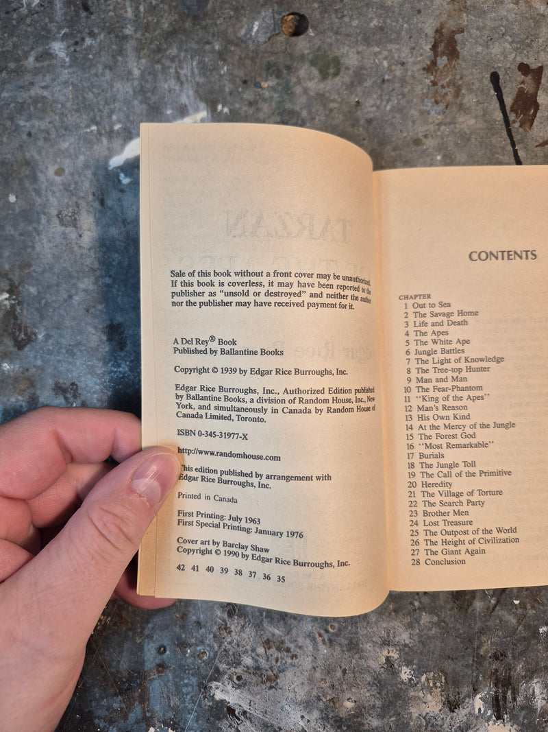 Tarzan Of The Apes - Edgar Rice Burroughs