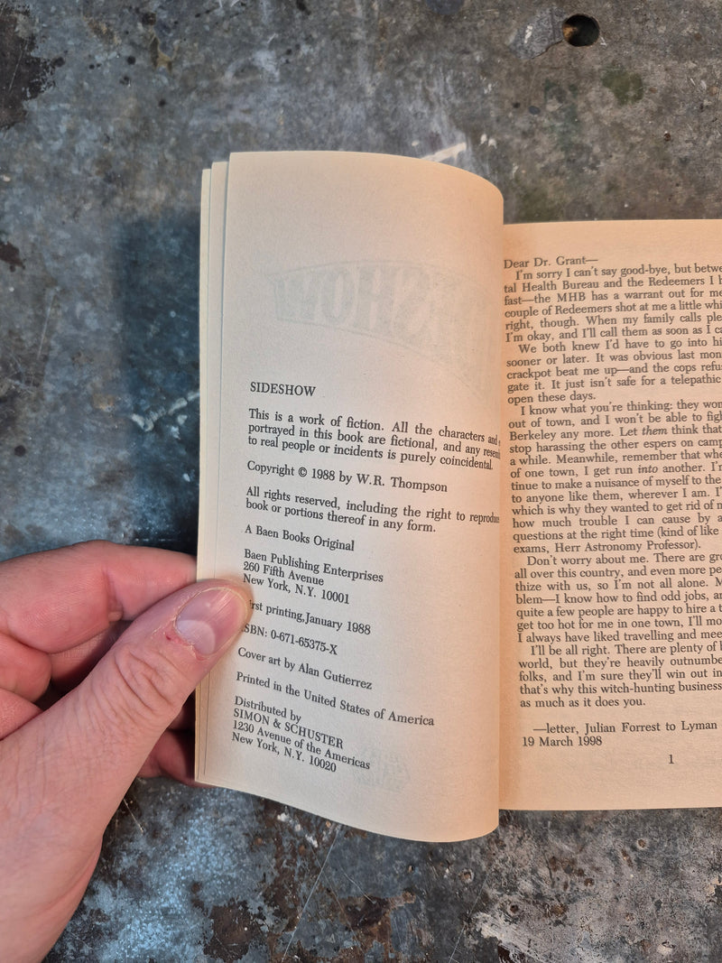 Sideshow - W. R. Thompson