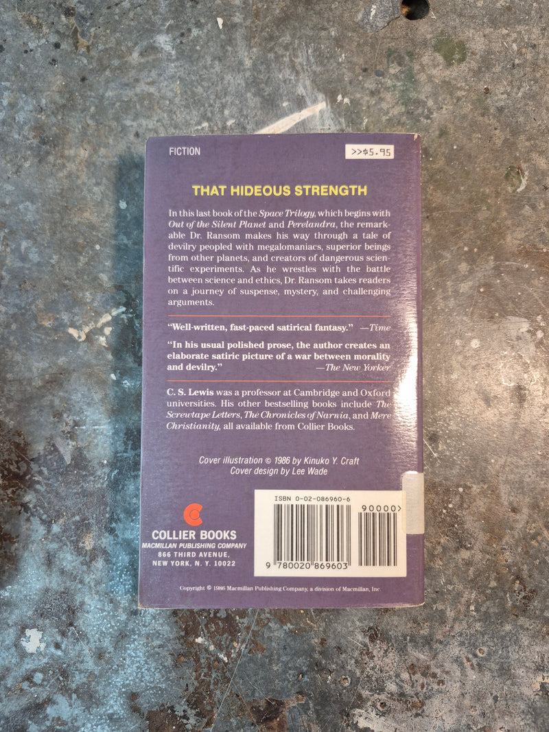 That Hideous Strength - C. S. Lewis