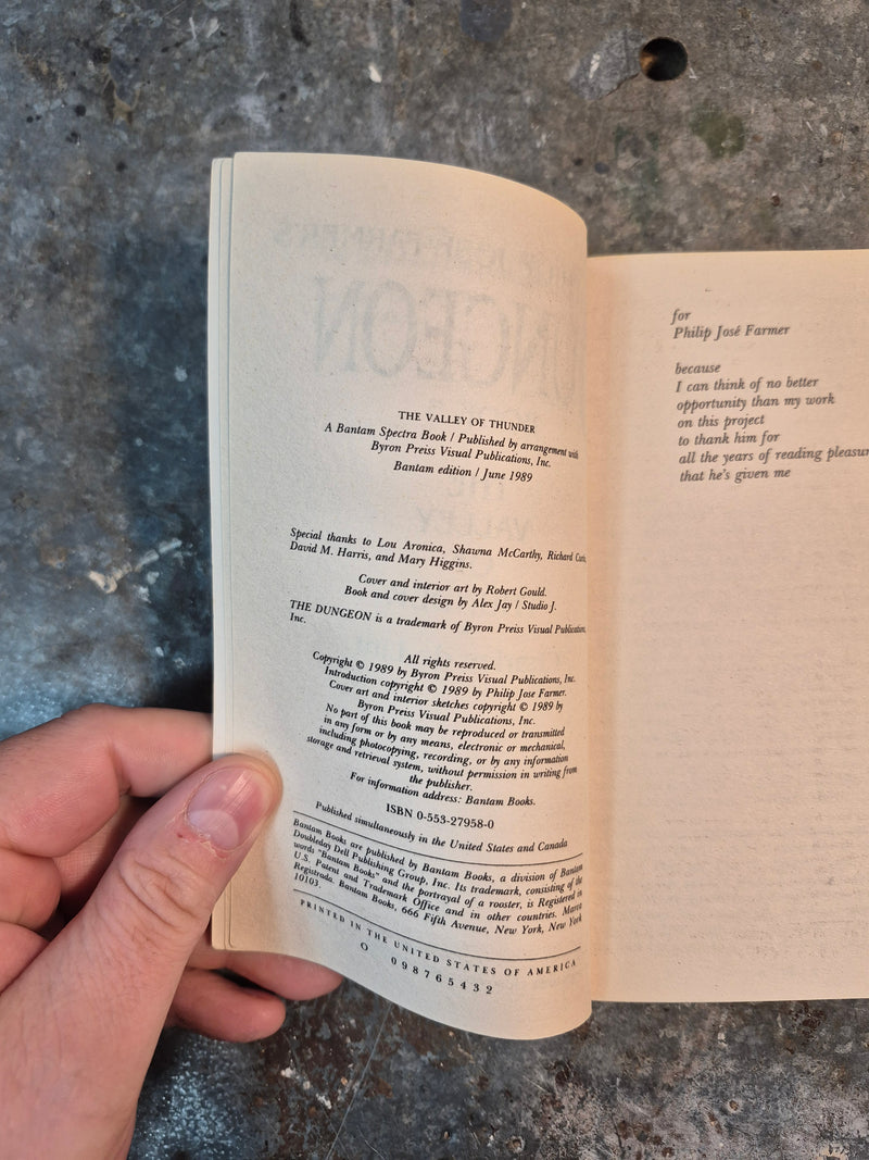 The Dungeon Volume 3: The Valley Of Thunder - Charles de Lint (w/Philip Jose Farmer)