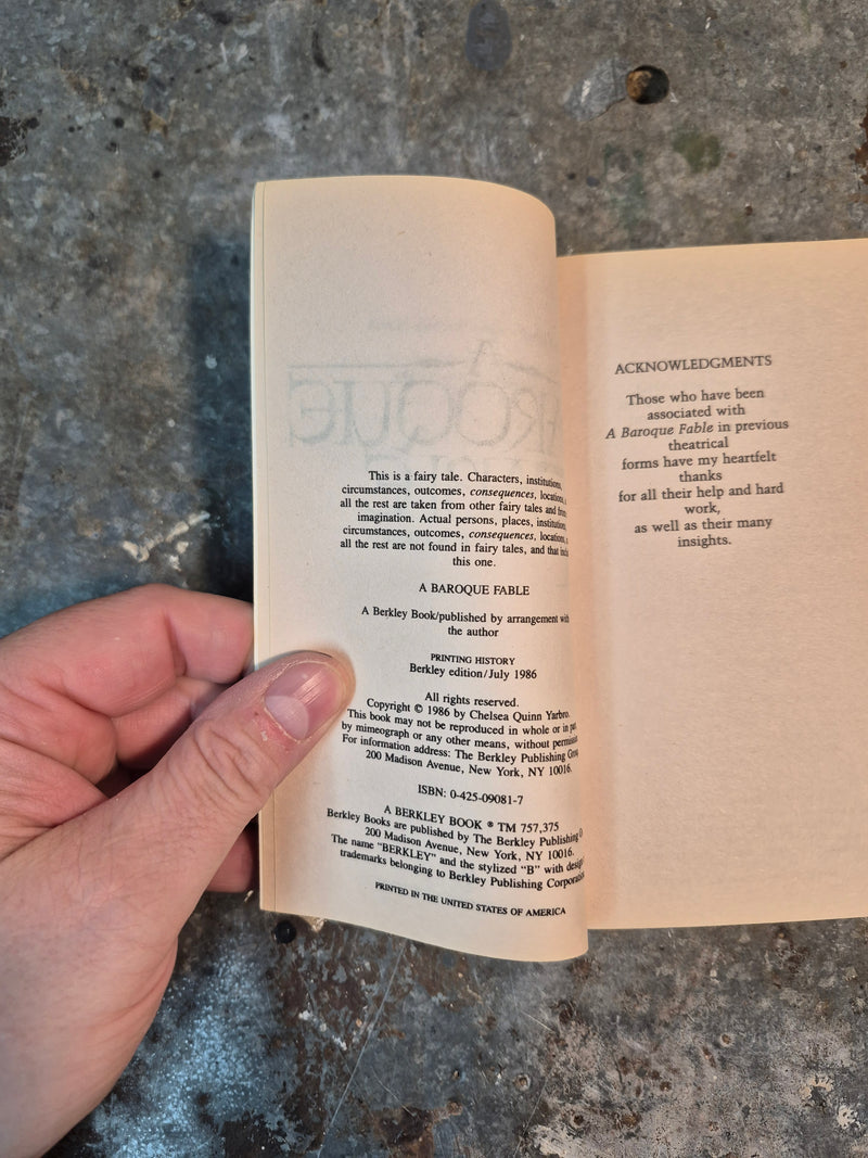 A Baroque Fable - Chelsea Quinn Yarbro