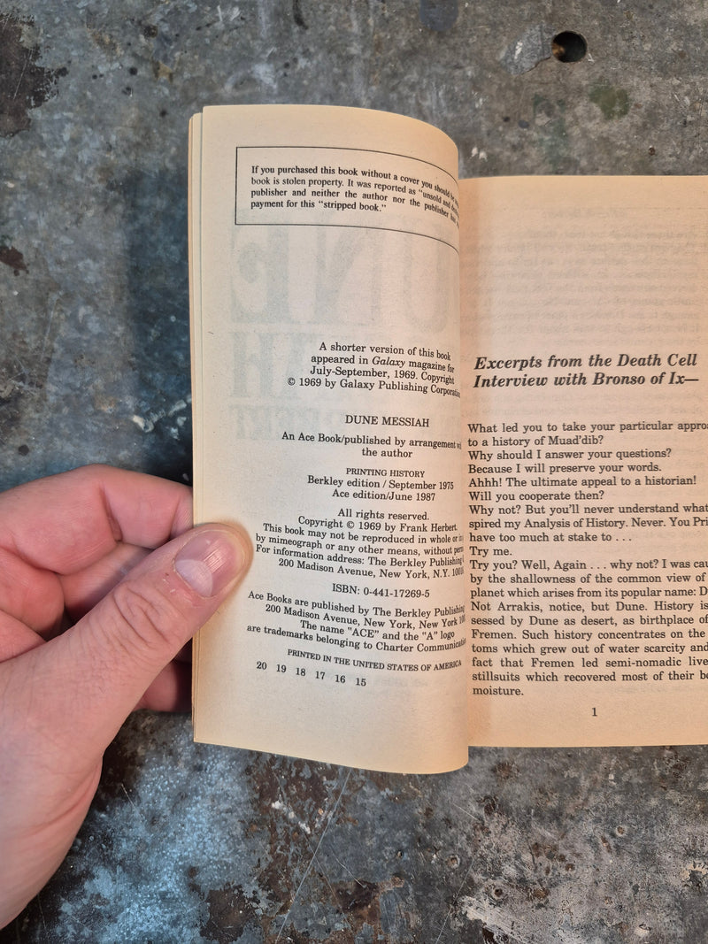 Dune Messiah - Frank Herbert