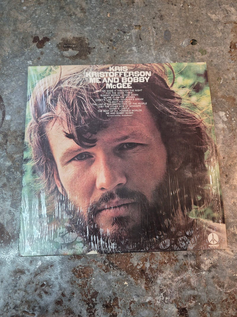 Me And Bobby McGee - Kris Kristofferson 1971 Monument/CBS Z30817 NM/VG+