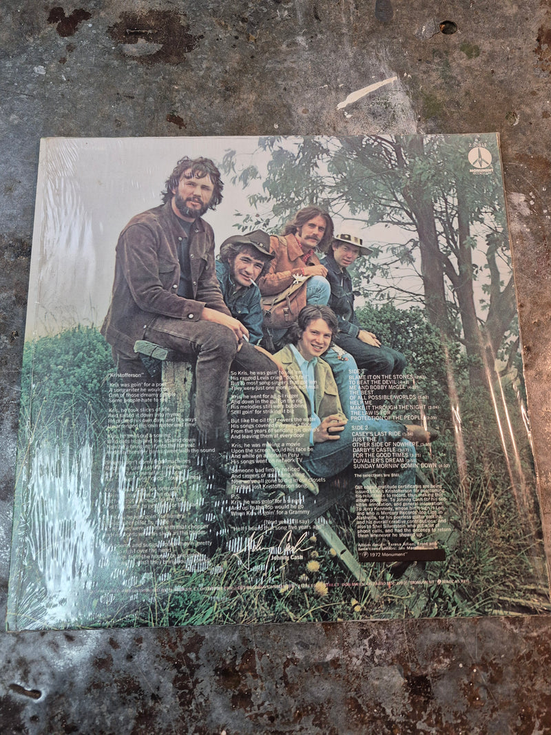 Me And Bobby McGee - Kris Kristofferson 1971 Monument/CBS Z30817 NM/VG+