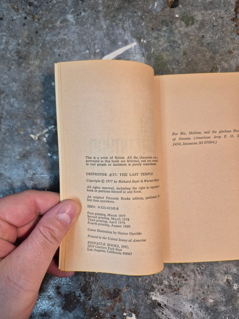 The Destroyer 27: The Last Temple - Warren Murphy