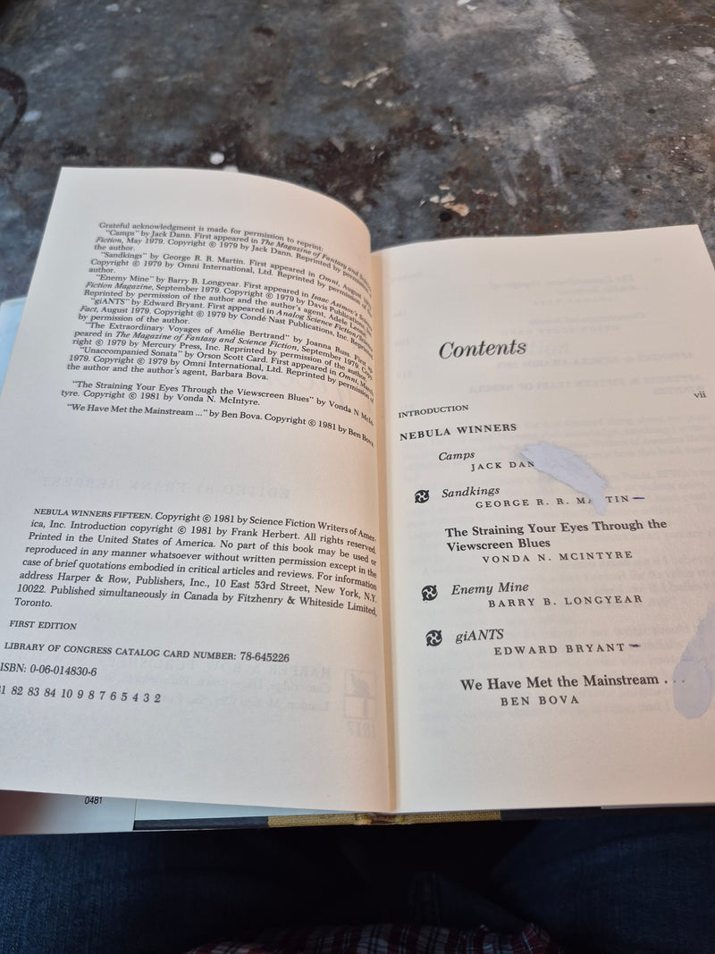 Nebula Winners Fifteen - Frank Herbert (editor)