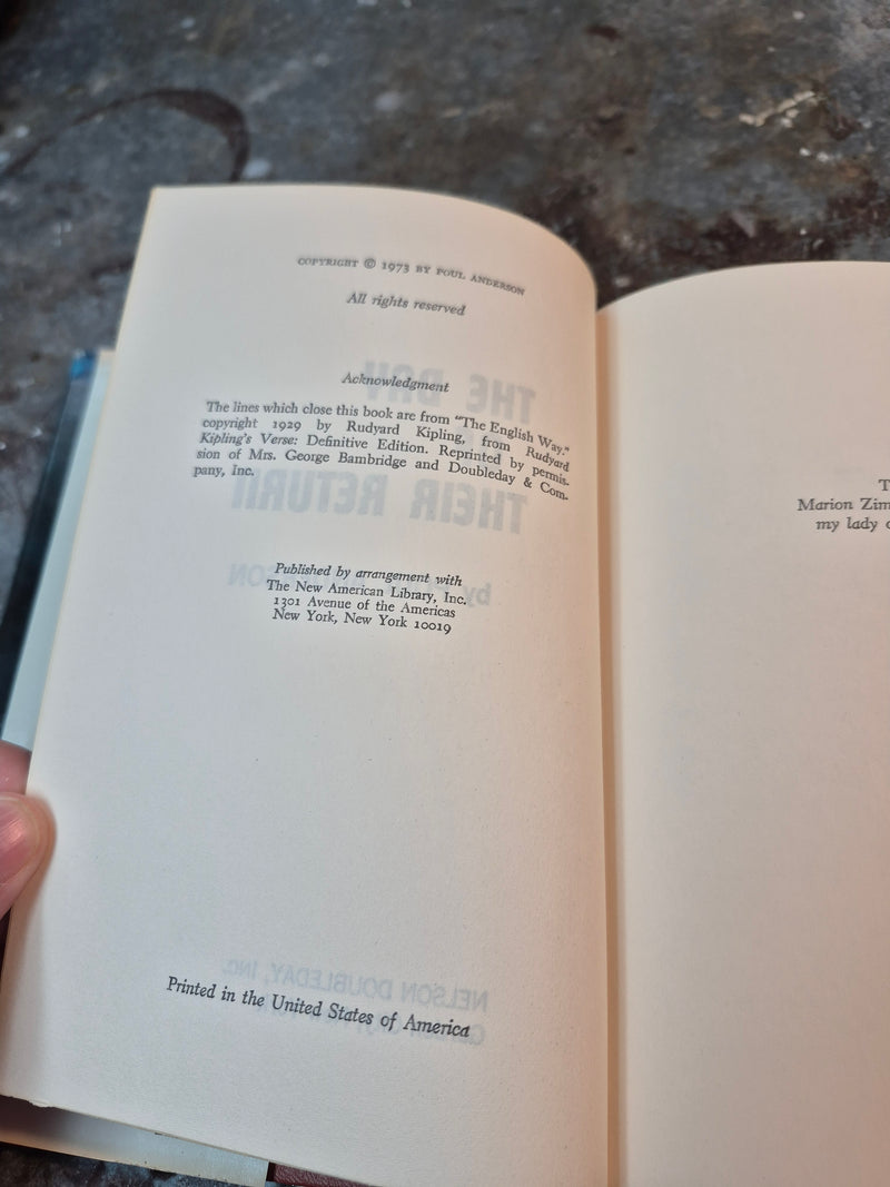 The Day Of Their Return - Poul Anderson