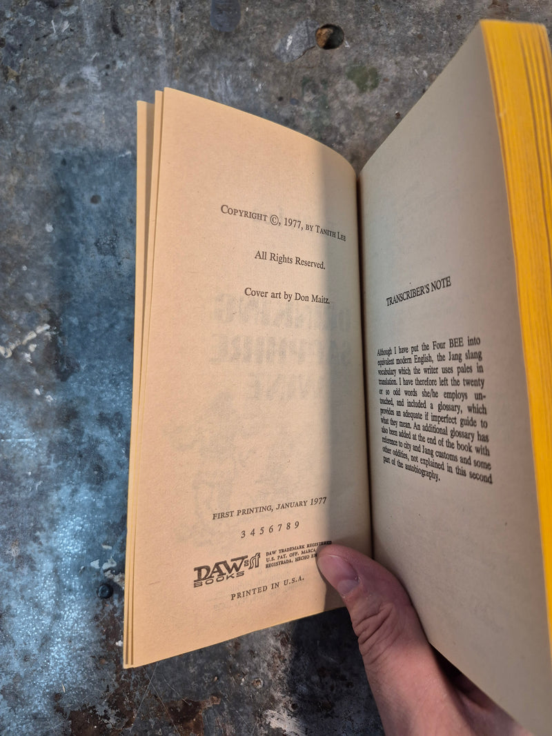 Drinking Sapphire Wine - Tanith Lee