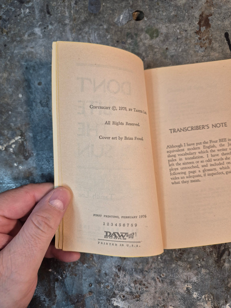 Don't Bite The Sun - Tanith Lee