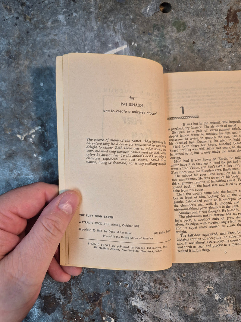 The Fury From Earth - Dean McLaughlin