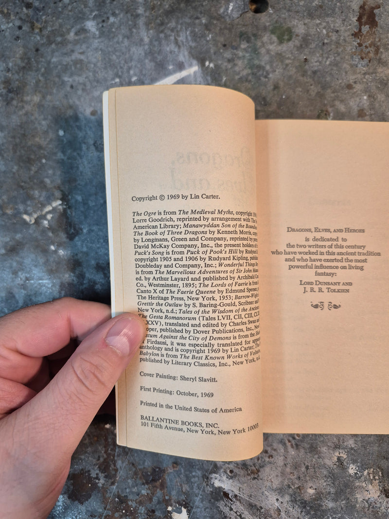 Dragons, Elves, and Heroes - Lin Carter (editor)