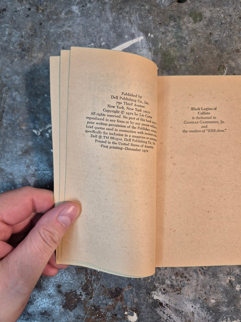 Black Legion Of Callisto - Lin Carter