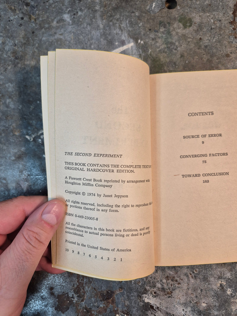 The Second Experiment - J. O. Jeppson