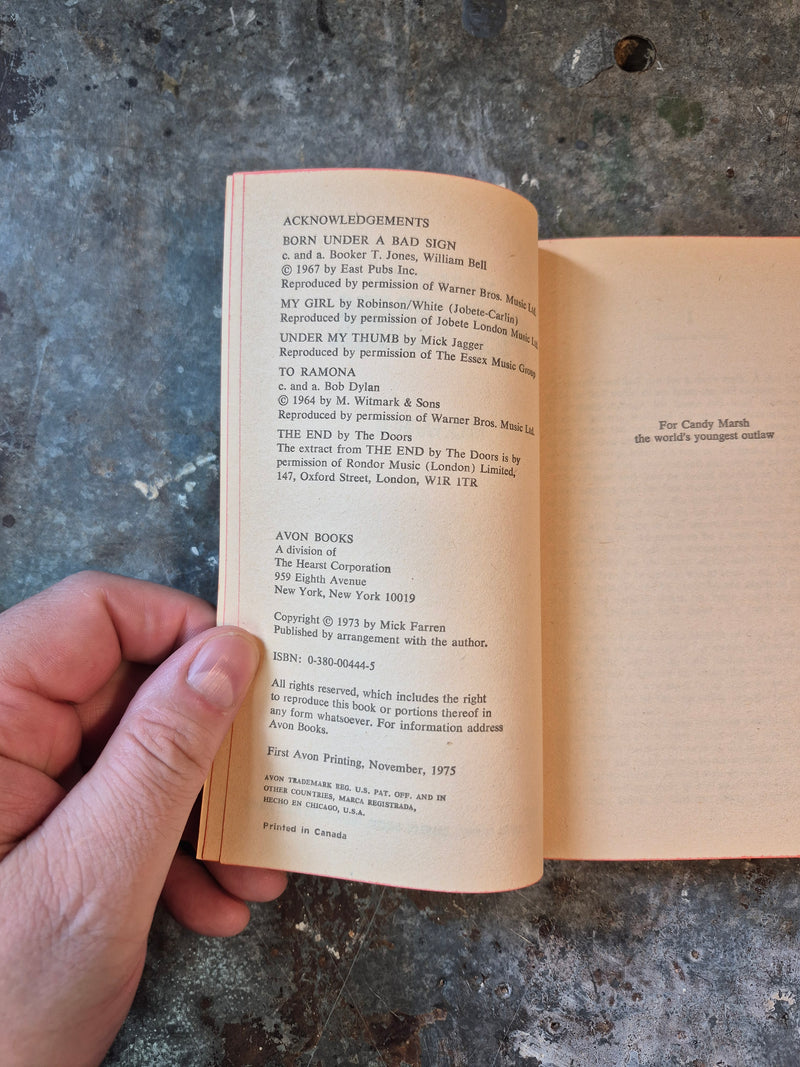 The Texts Of Festival - Mick Farren