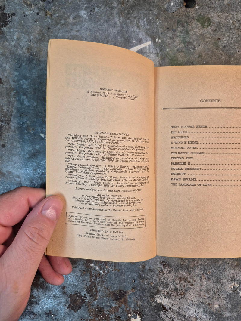 Notions: Unlimited - Robert Sheckley