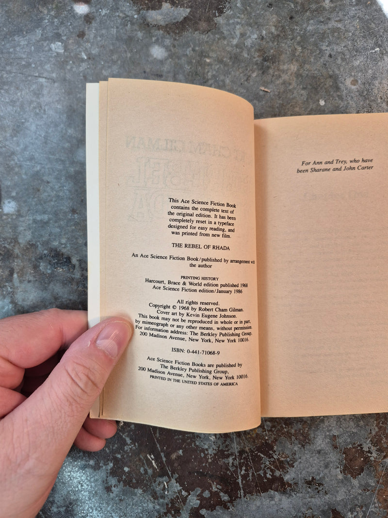 The Rebel Of Rhada - Robert Cham Gilman