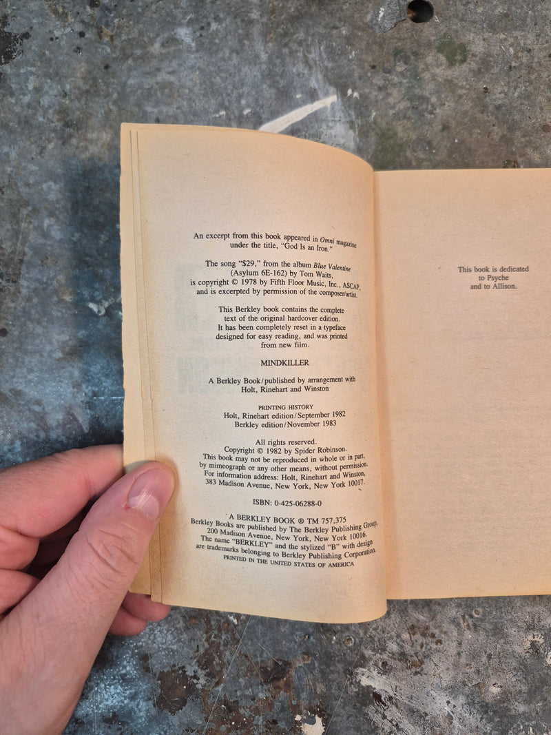 Mindkiller - Spider Robinson