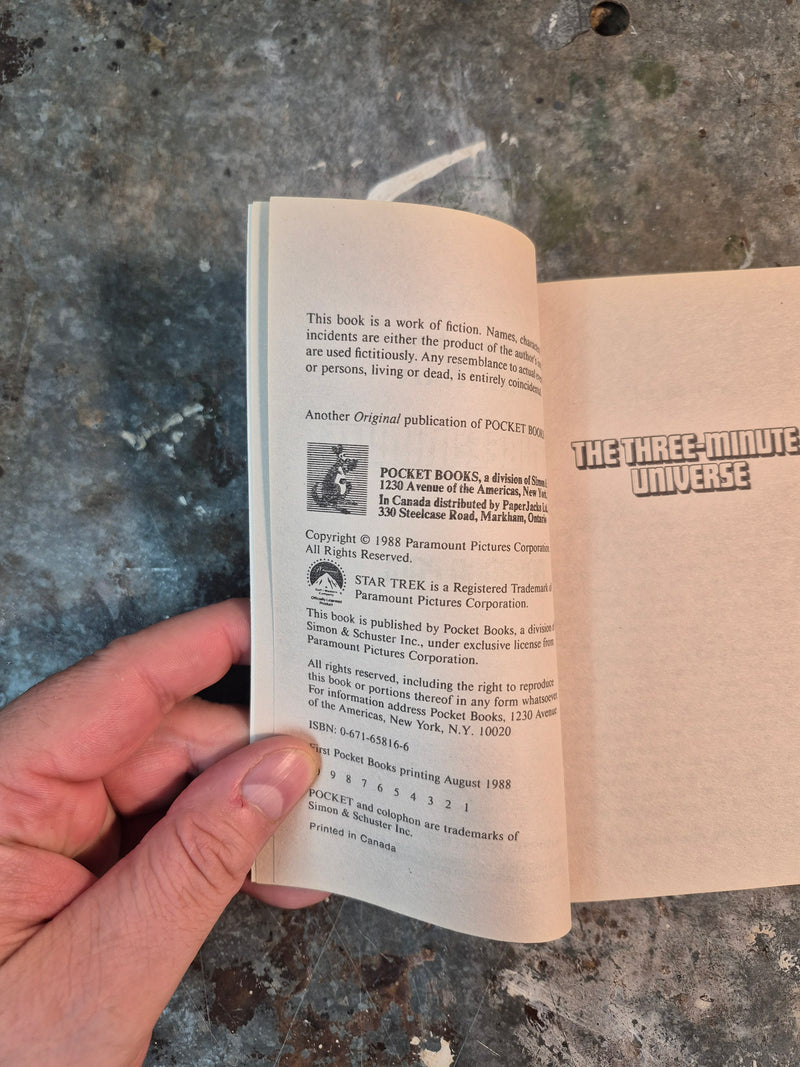 Star Trek 41: The Three-Minute Universe - Barbara Paul