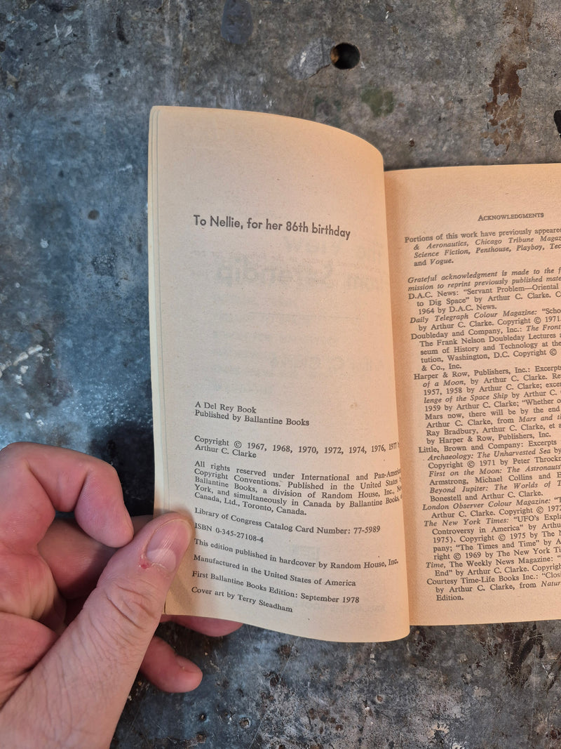 The View From Serendip - Arthur C. Clarke