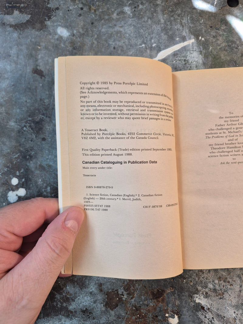 Tesseracts - Judith Merril (editor)