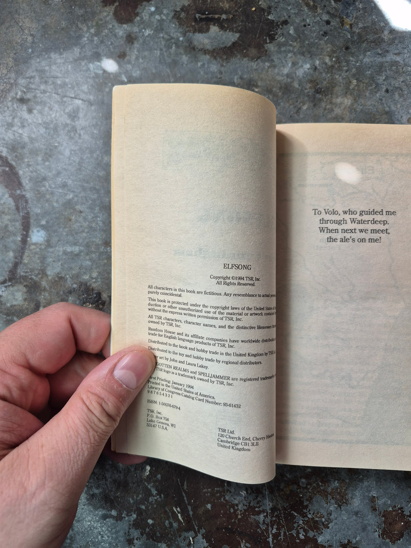 Forgotten Realms The Harpers 8: Elfsong - Elaine Cunningham