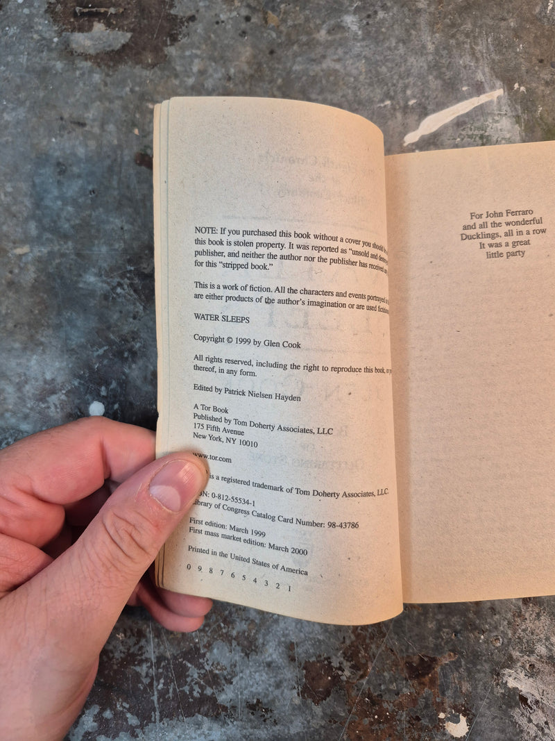 Water Sleeps - Glen Cook