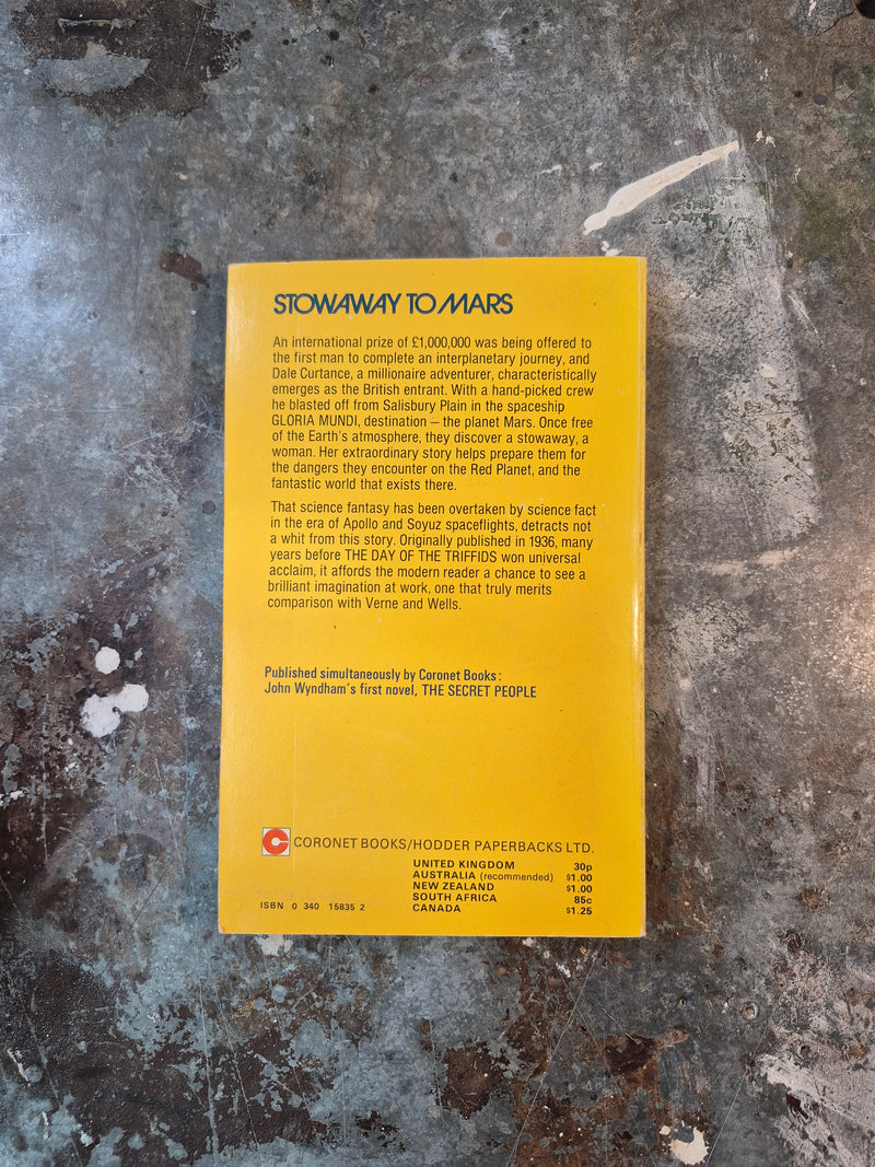 Stowaway To Mars - John Wyndham