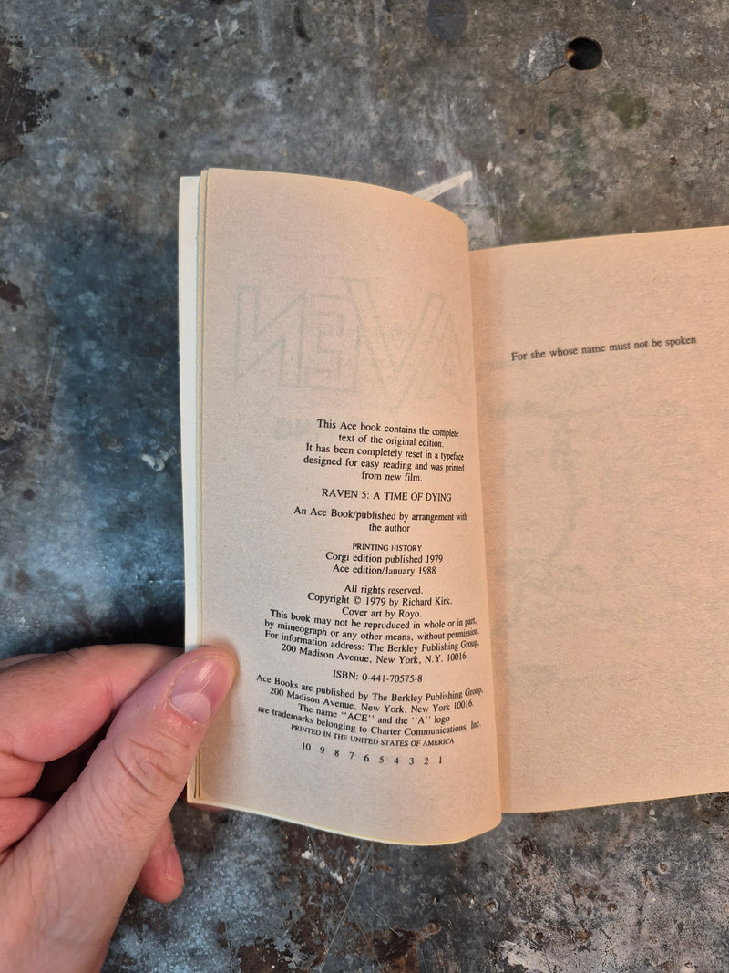 Raven 5: A Time Of Dying - Richard Kirk