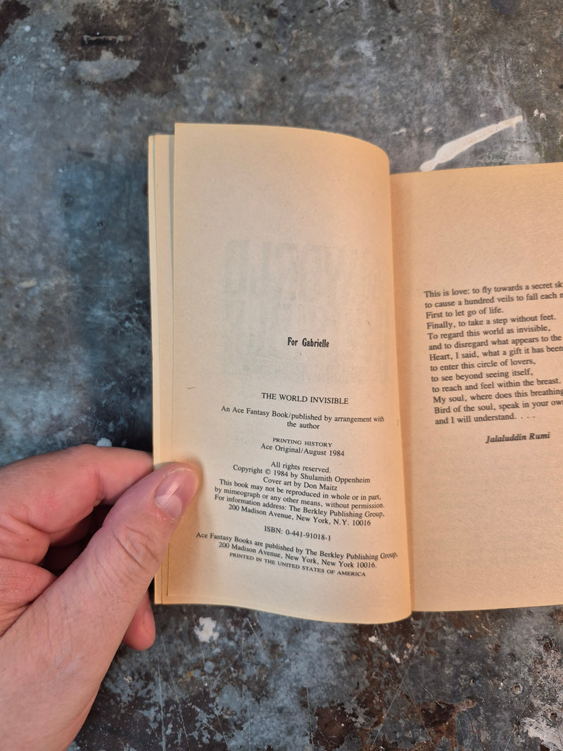 The World Invisible - Shulamith Oppenheim