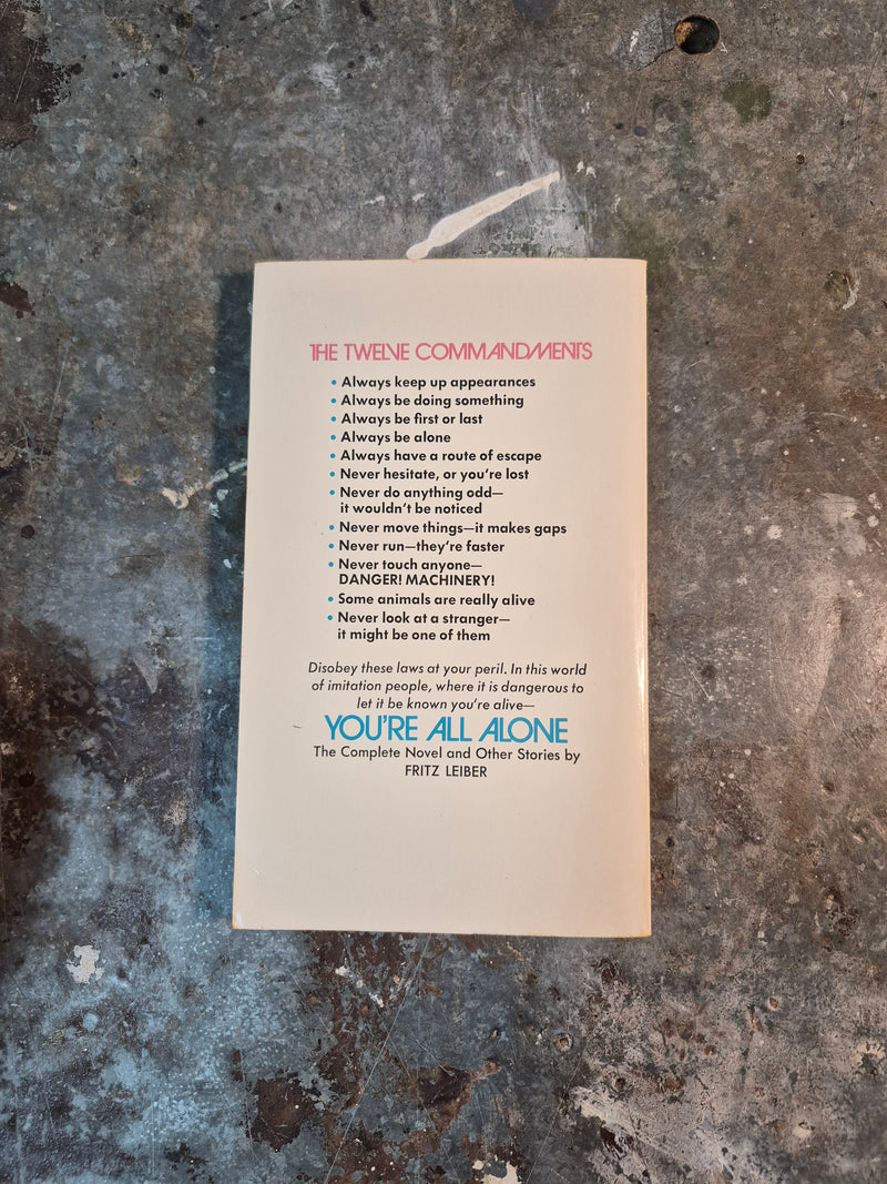 You're All Alone - Fritz Leiber
