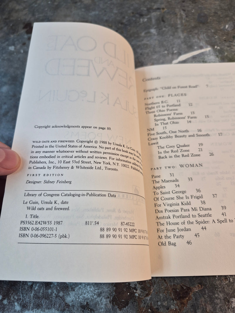 Wild Oats And Fireweed - Ursula K. Le Guin