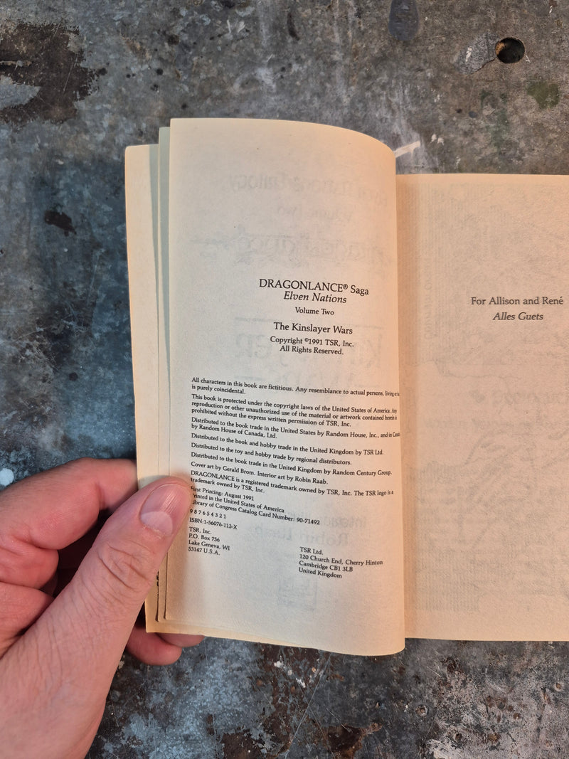 DragonLance The Elven Nations Trilogy Volume Two: The Kinslayer Wars - Douglas Niles