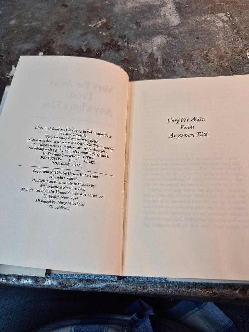 Very Far Away From Anywhere Else - Ursula K. Le Guin