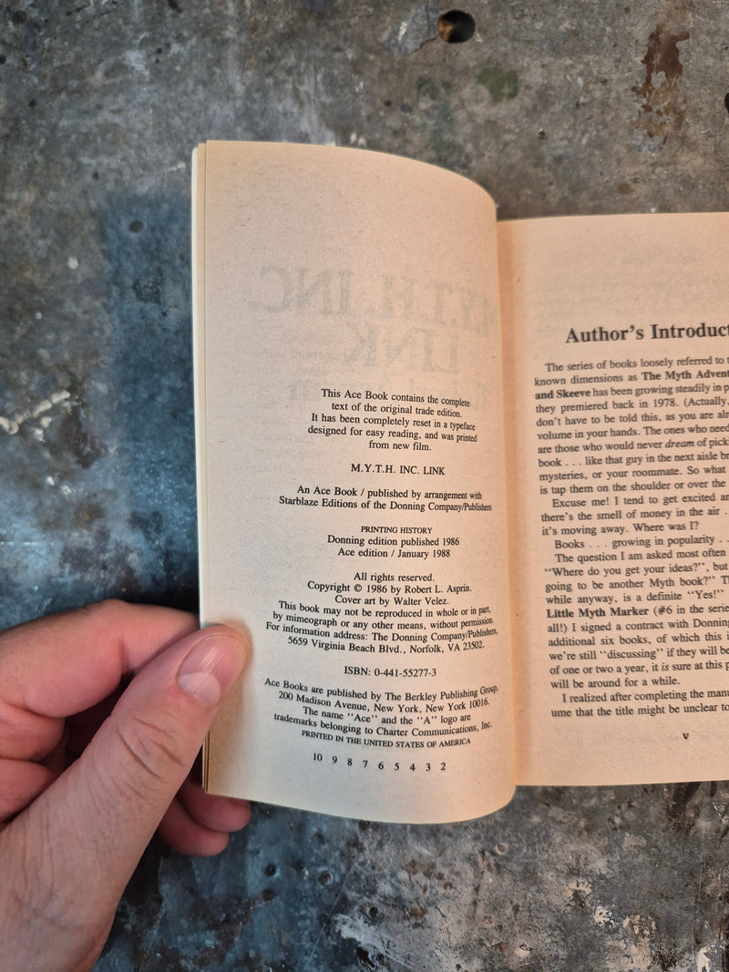 M.Y.T.H. Inc. Link - Robert Asprin