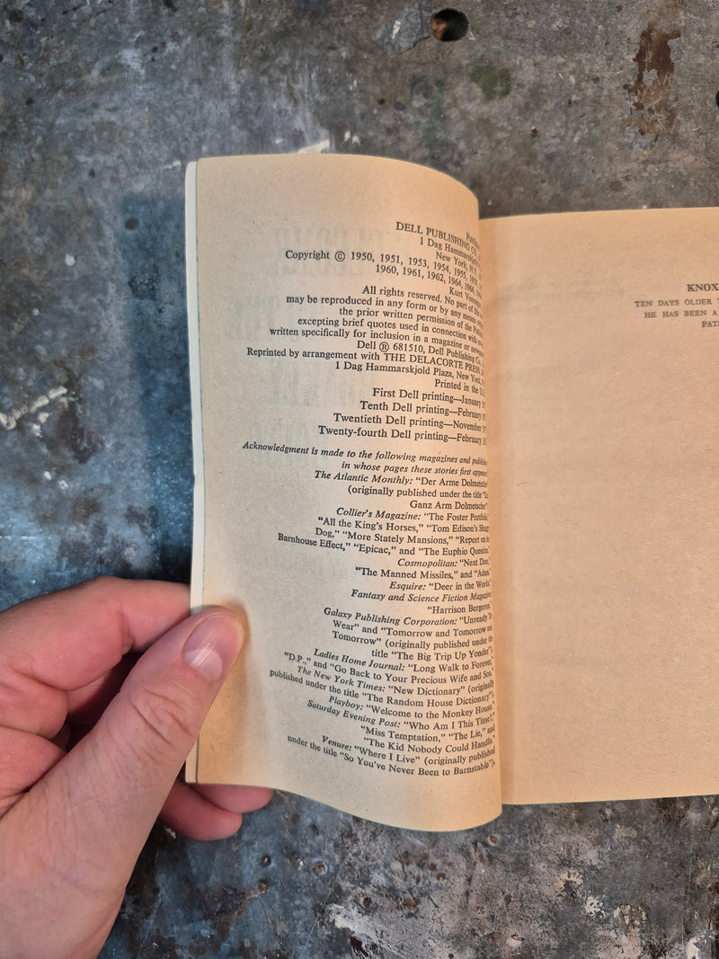 Welcome To The Monkey House - Kurt Vonnegut Jr.