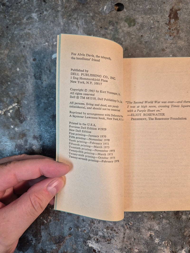 God Bless You, Mr. Rosewater - Kurt Vonnegut Jr.