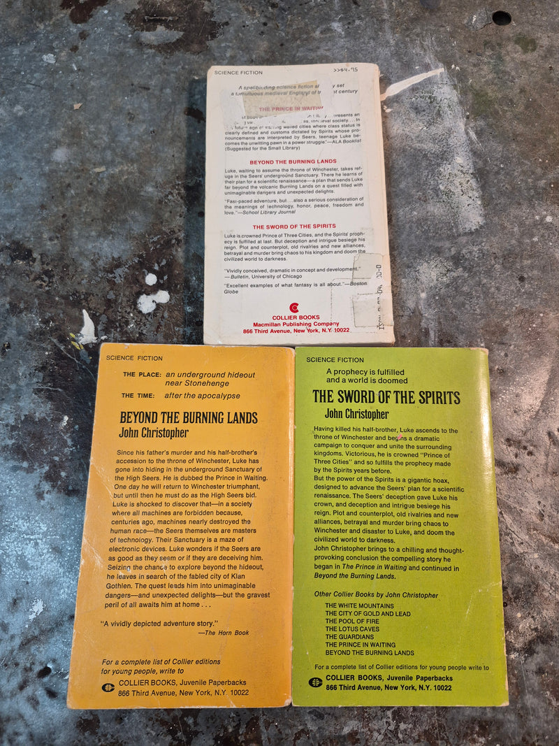 The Sword Of The Spirits Trilogy - John Christopher