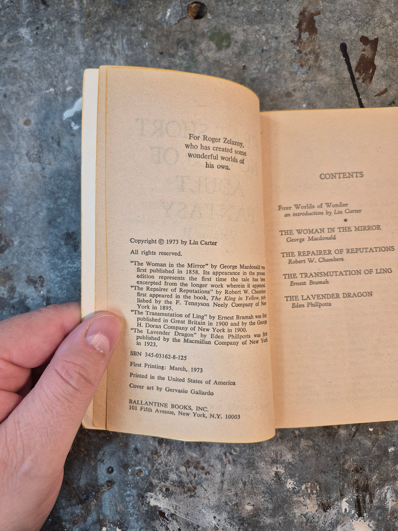 Great Short Novels Of Adult Fantasy II - Lin Carter (editor)