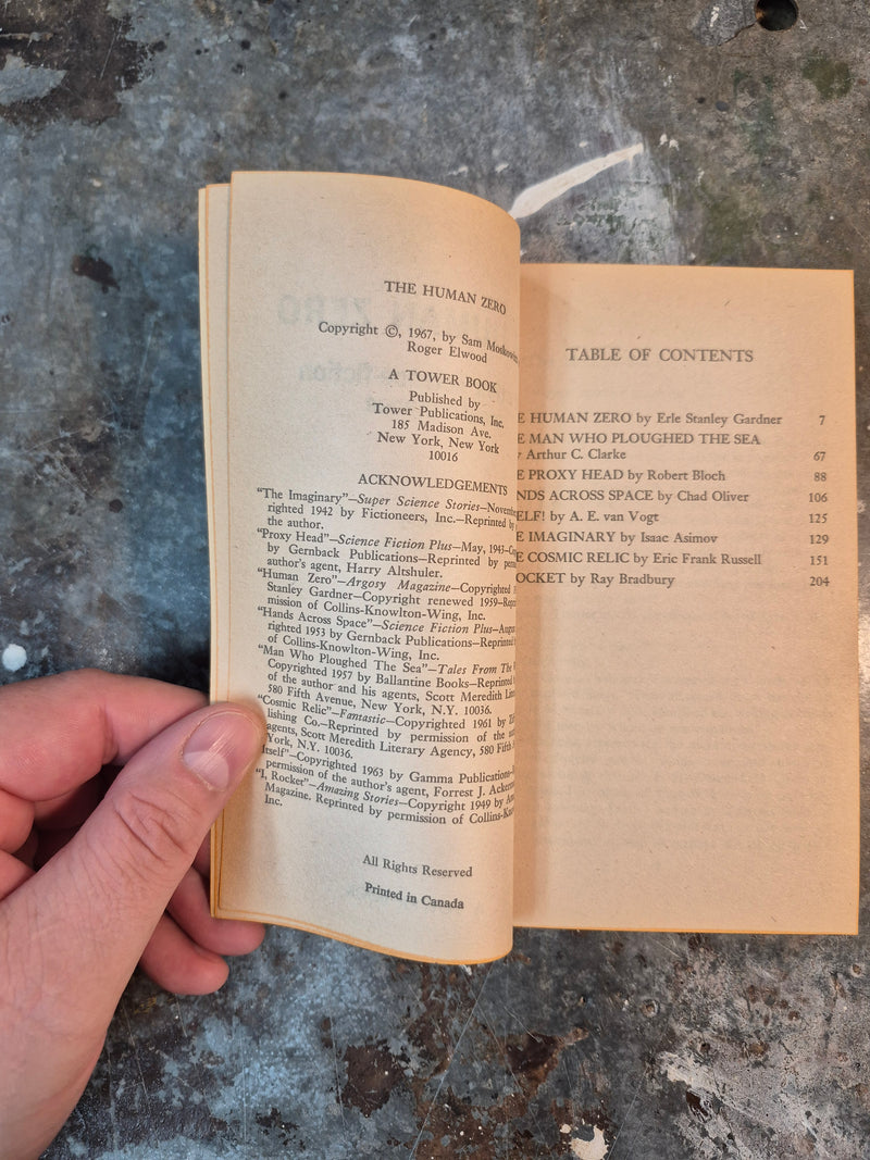 The Human Zero - Sam Moskowitz & Roger Elwood (editors)