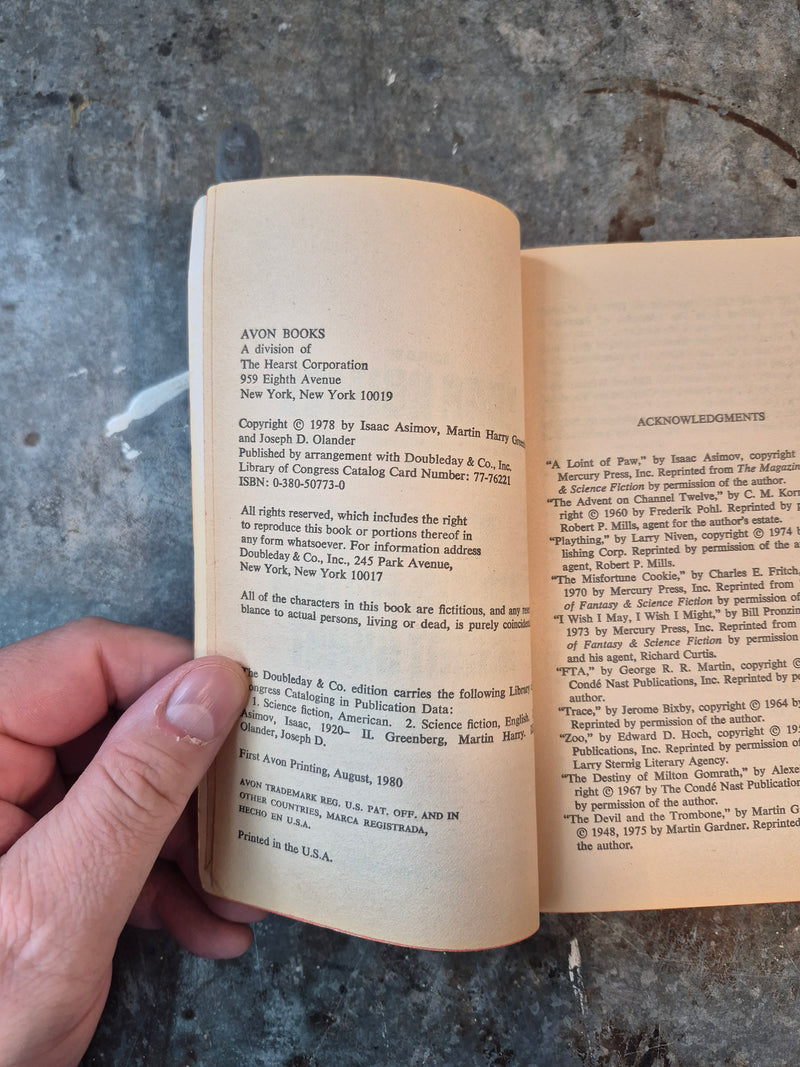 100 Great Science Fiction Short Short Stories - Isaac Asimov, Martin Greenberg & Joseph D. Olander (editors)